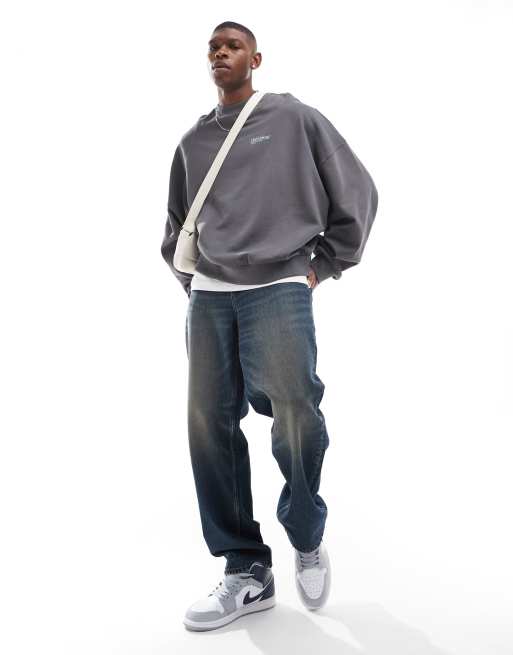ASOS DESIGN extreme oversized crew neck sweatshirt with