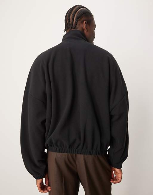 ASOS DESIGN extreme oversized cropped track jacket in ASOS DESIGN extreme oversized cropped track jacket in