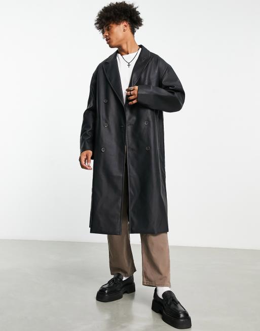 Manteau best sale noir asos