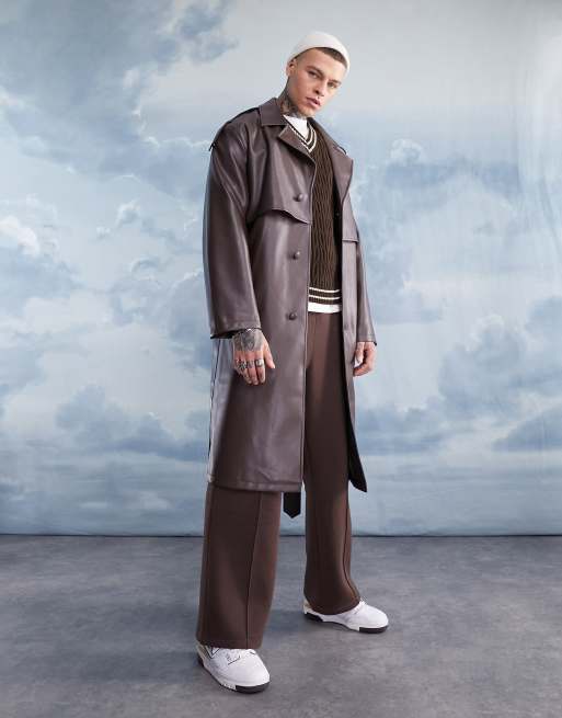 Asos trench sale coat men