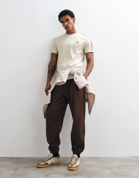 ASOS DESIGN extreme oversized fleece with cut and sew panels in brown - BROWN - view 1