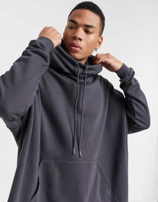 Hoodie with best sale high neck