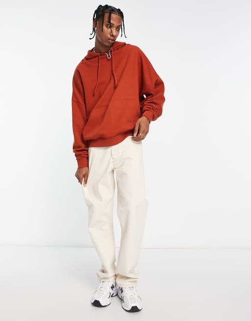 ASOS DESIGN extreme oversized hoodie in burnt orange ASOS