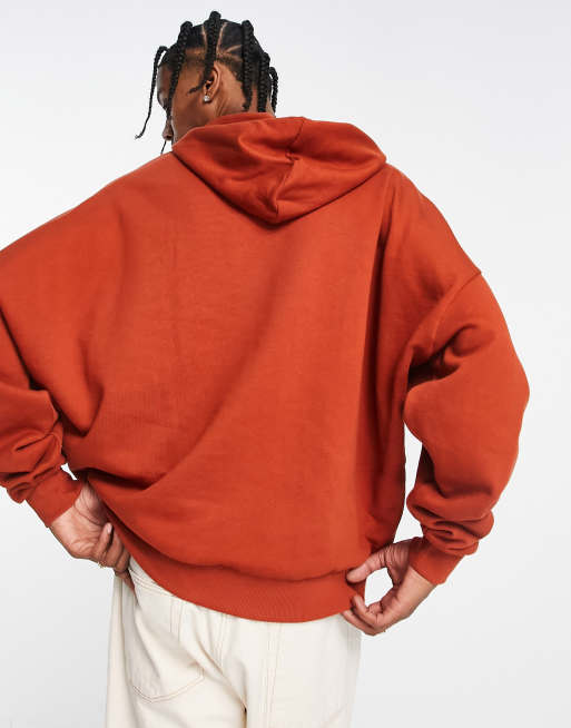 ASOS DESIGN extreme oversized hoodie in burnt orange ASOS