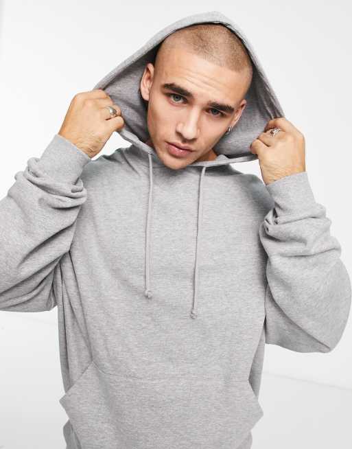 ASOS DESIGN extreme oversized hoodie in gray heather ASOS