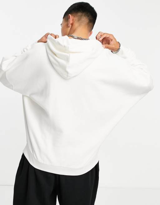 ASOS DESIGN extreme oversized hoodie in white