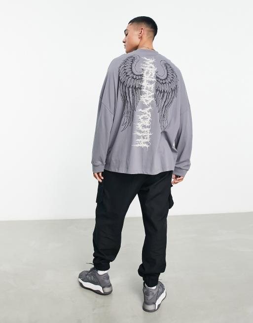 Doublet: Black Layered Long Sleeve T-Shirt