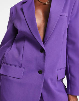 oversized purple suit