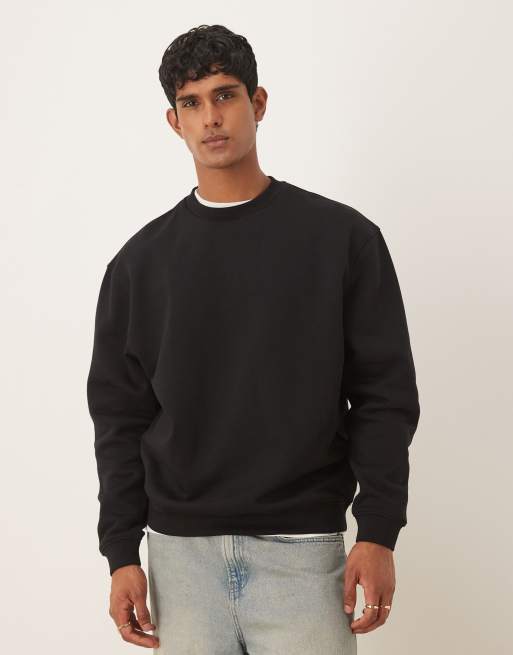 ASOS DESIGN extreme oversized sweatshirt in black