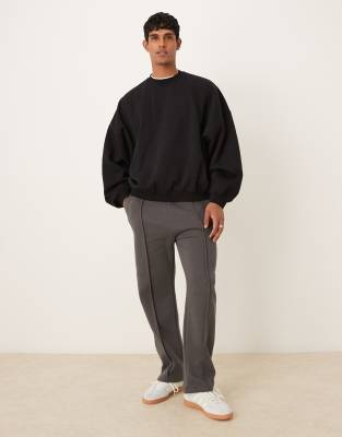 Asos Design Extreme Oversized Sweatshirt In Black