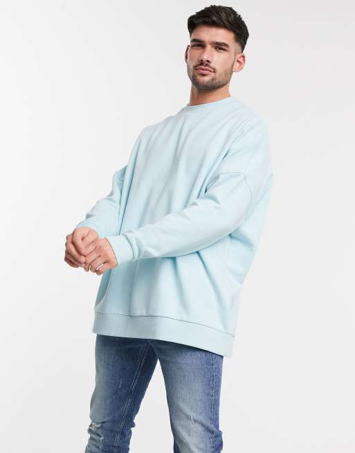 Sweat shirt best sale bleu ciel