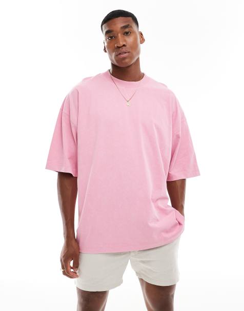 ASOS DESIGN extreme oversized t-shirt in washed pink - view 1