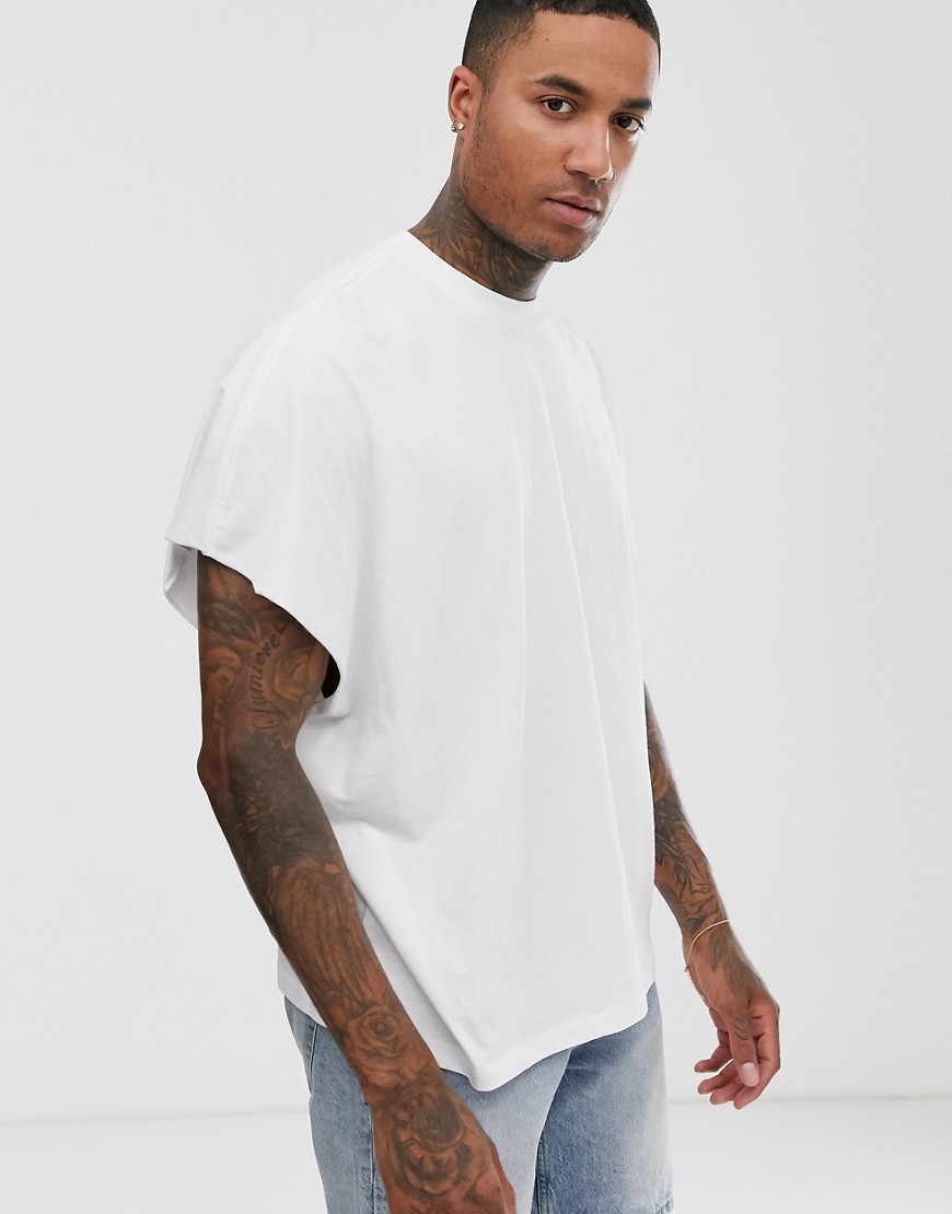 ASOS DESIGN extreme oversized t-shirt in white