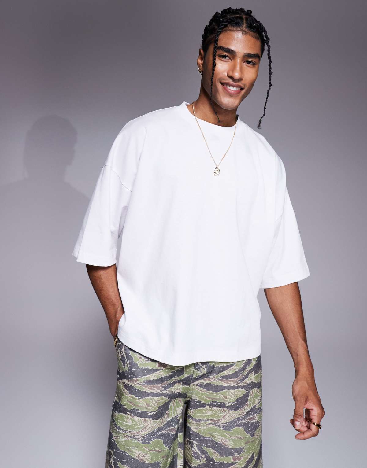 ASOS DESIGN extreme oversized t-shirt in white