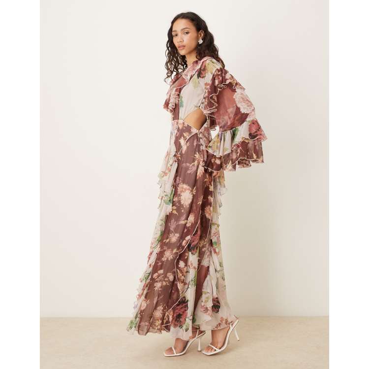long sleeve high low maxi dress Lennon High-Low Dress
