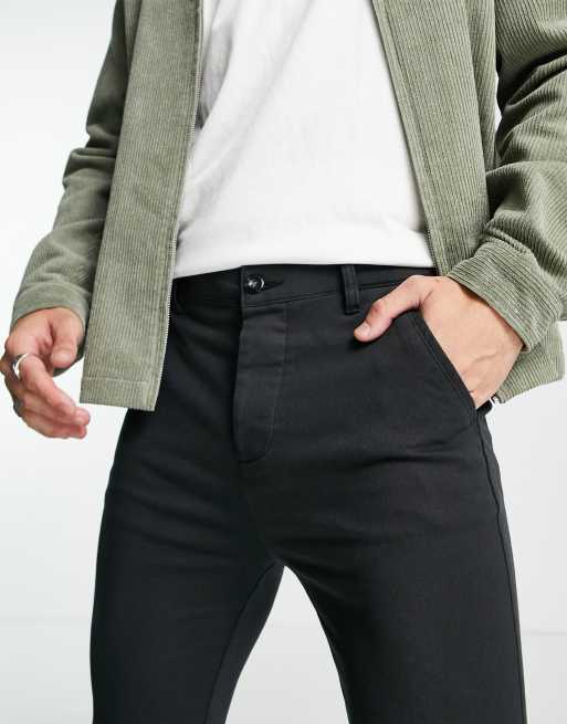 Black super skinny store chinos