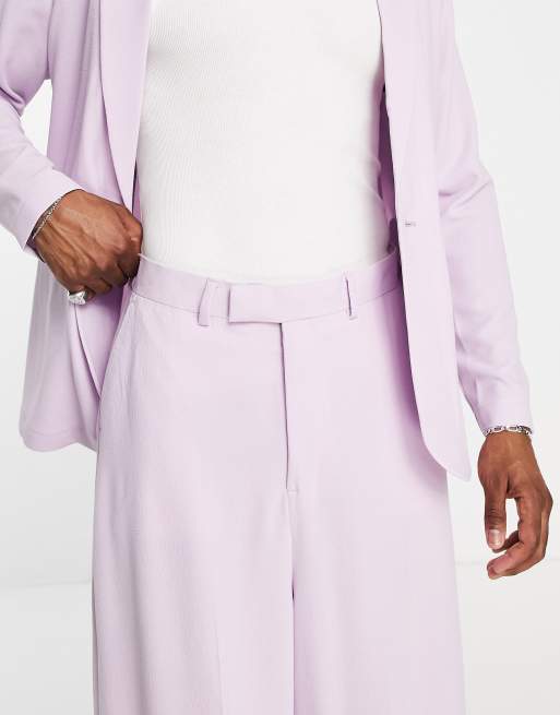 Lilac trouser outlet suit