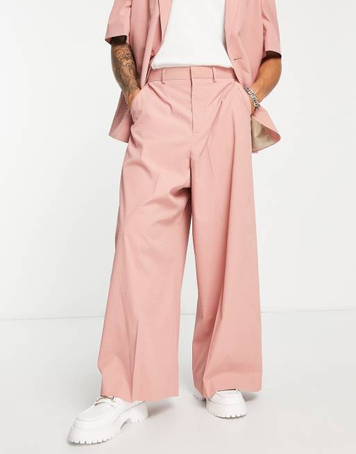 Pink hot sale seersucker pants