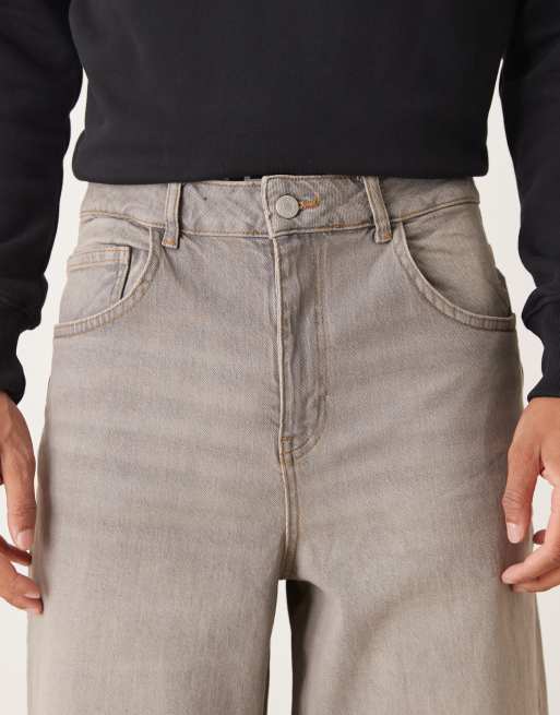 ASOS DESIGN extremt baggy jeans med toning i brunt, 4 av 5