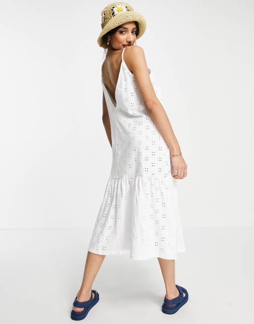 Asos eyelet hot sale dress