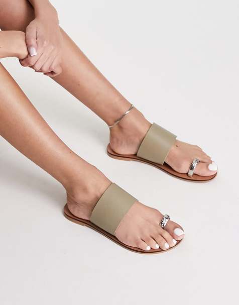 Sandales Vertes pour Femme Sandales Vertes Plates et Talon ASOS