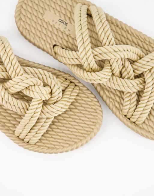 ASOS DESIGN - Fabio - Sandalen van jelly met touwdetail, 3 van 4