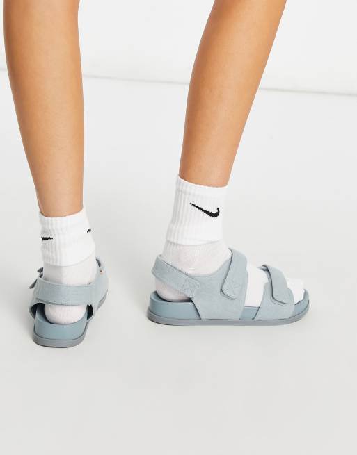 ASOS DESIGN Factually sporty sandals in denim, 2 of 4