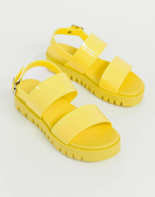 asos jelly flat sandals