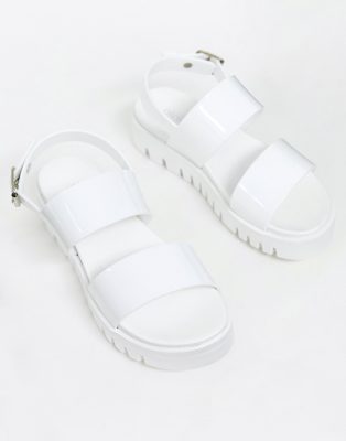 asos design fadey chunky jelly flat sandals