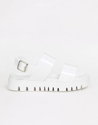 asos design fadey chunky jelly flat sandals
