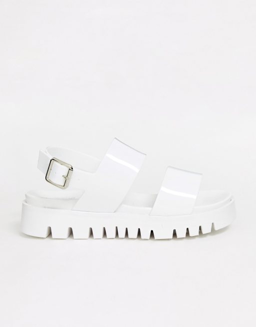 Asos design fadey chunky jelly hot sale flat sandals