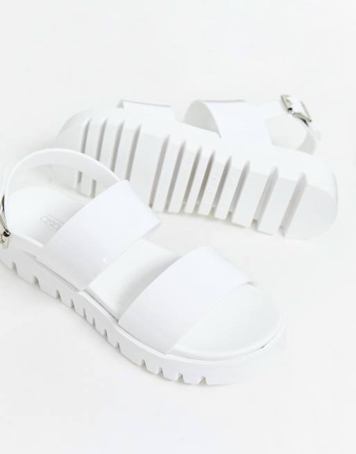 Asos design fadey chunky jelly hot sale flat sandals