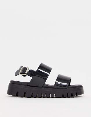fadey chunky jelly flat sandals