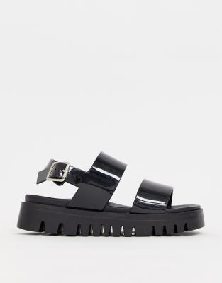 asos design fadey chunky jelly flat sandals