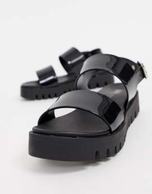 asos design fadey chunky jelly flat sandals