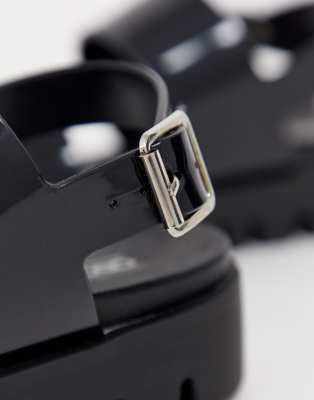 asos design fadey chunky jelly flat sandals