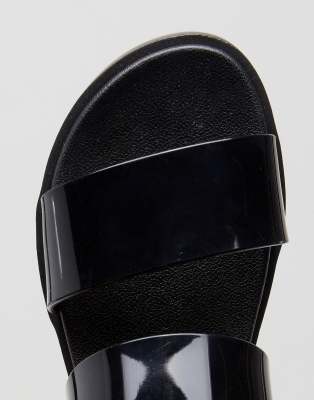 asos design fadey chunky jelly flat sandals