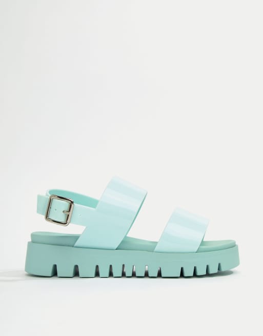 Asos design fadey chunky jelly 2024 flat sandals