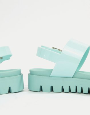 asos design fadey chunky jelly flat sandals
