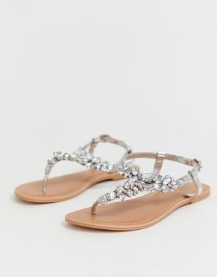 asos embellished sandals