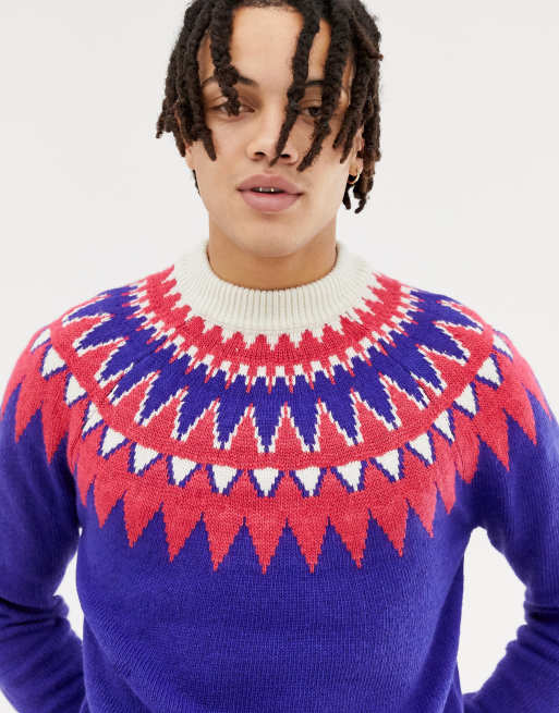 Asos fair isle clearance sweater