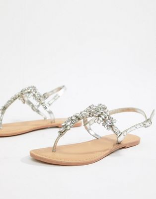 extra wide flat sandals