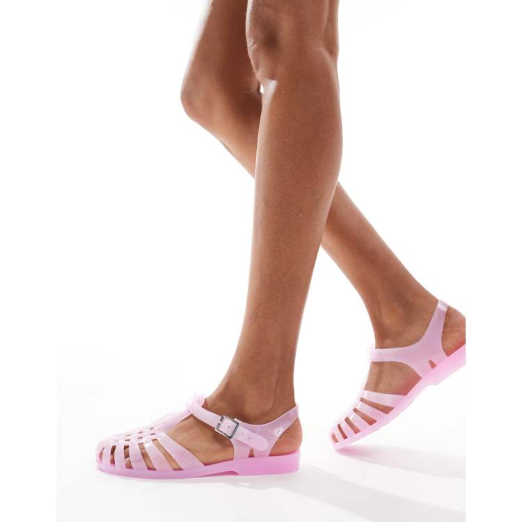 Asos pink sandals deals