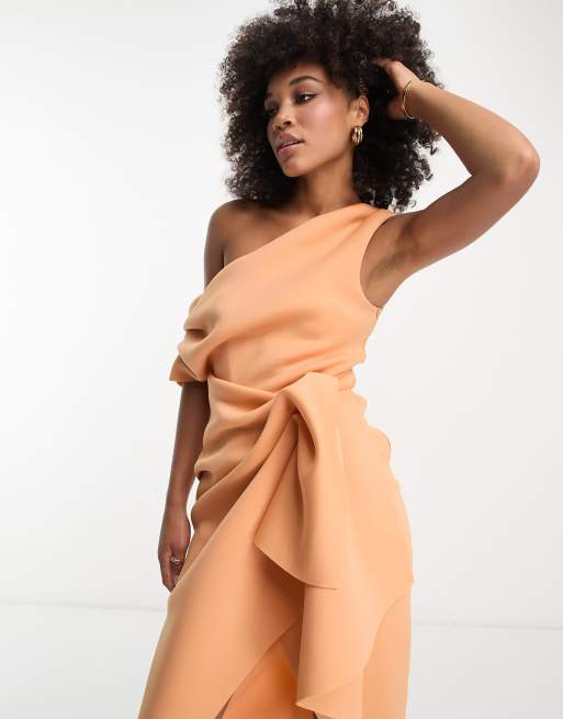 Asos 2024 apricot dress