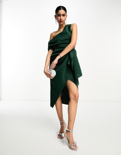 Forest green hotsell bodycon dress