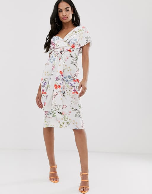 Asos cheap botanical dress