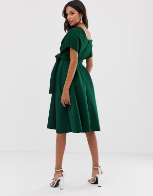 asos teal dress