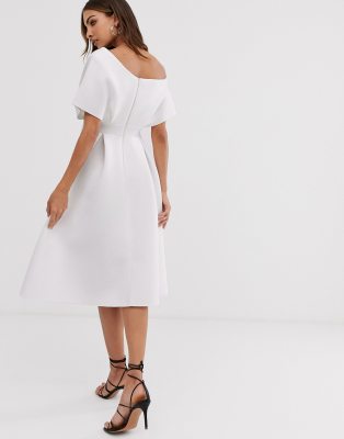 asos white formal dress