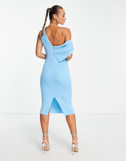 Asos blue 2025 scuba dress