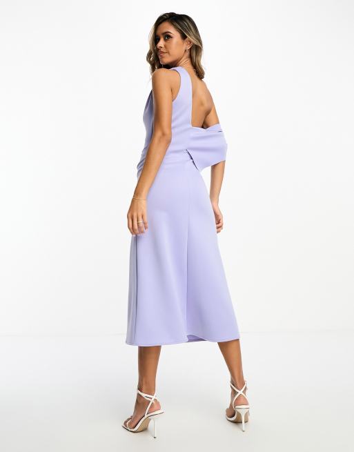 Asos lilac midi dress sale